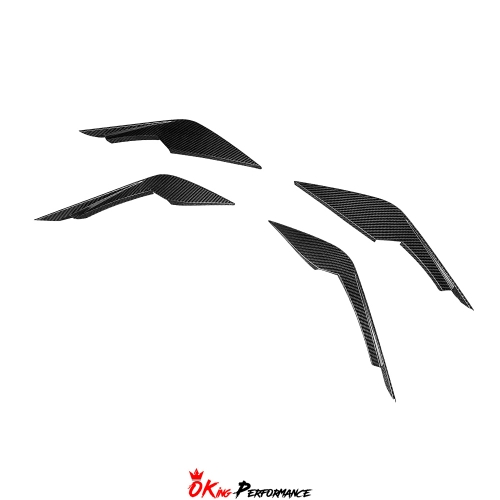 TAKD Style Dry Carbon Fiber Canards For BMW G82 M4 2020-2024