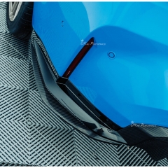 R44 Style Dry Carbon Fiber Rear Spats Splitters For BMW G80 G81 M3 G82 G83 M4 2020-2024