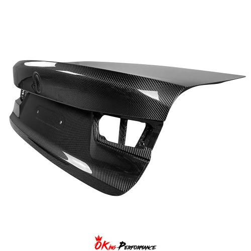 OEM Style Dry Carbon Fiber Rear Trunk Boot Lid For BMW G80 M3 2020-2024