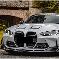 SQ Style Dry Carbon Fiber Front Lip For BMW G82 G83 M4 G80 G81 M3 2020-2024
