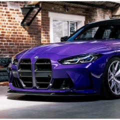 R44 MHC Style Dry Carbon Fiber Front Lip For BMW G80 G81 M3 G82 G83 M4 2020-2024