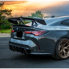 Adro V3 Style Dry Carbon Fiber Rear Spoiler GT Wing For BMW G82 M4 2020-2024