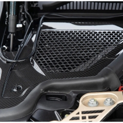 Dry Carbon Fiber Engine Bay Cowl Panel Top Grill Cover For BMW G80 G81 M3 G82 G83 M4 2020-2024