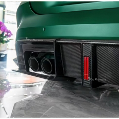CMST V2 Style Dry Carbon Fiber Rear Diffuser For BMW G80 G81 M3 G82 G83 M4 2020-2024