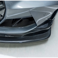 GT4 Style Dry Carbon Fiber Front Lip For BMW G80 G81 M3 G82 G83 M4 2020-2024