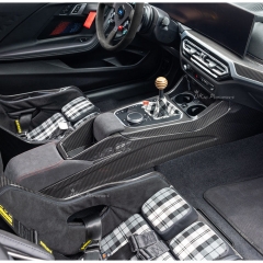 CSL Style Dry Carbon Fiber Interiors Kits Center Console Assemble For BMW G80 G81 M3 G82 G83 M4 2020-2024