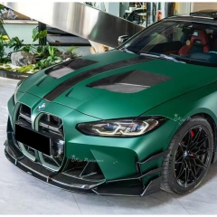 CMST Racing Style Dry Carbon Fiber Engine Hood Bonnet For BMW G80 G81 M3 G82 G83 M4 2020-2024