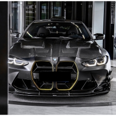 CMST Racing Style Dry Carbon Fiber Engine Hood Bonnet For BMW G80 G81 M3 G82 G83 M4 2020-2024