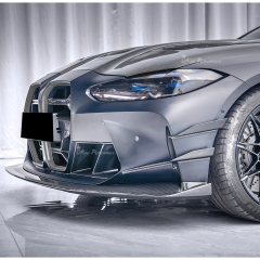 CMST V2 Style Dry Carbon Fiber Front Canards For BMW G80 G81 M3 G82 G83 M4 2020-2024