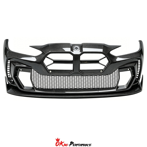 Adro V2 Style Carbon Fiber Front Bumper For BMW G80 G81 M3 G82 G83 M4 2020-2024