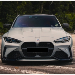 Adro V1 Style Dry Carbon Fiber Front Bumper For BMW G80 G81 M3 G82 G83 M4 2020-2024