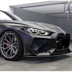 Adro V1 Style Dry Carbon Fiber Front Bumper For BMW G80 G81 M3 G82 G83 M4 2020-2024