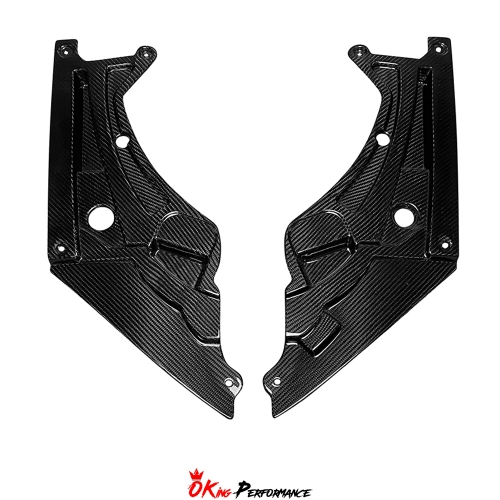 Dry Carbon Fiber Engine Bay Headlights Panels Cover For BMW G80 G81 M3 G82 G83 M4 2020-2024