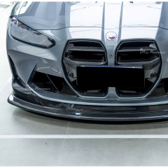 GT4 Style Dry Carbon Fiber Front Lip For BMW G80 G81 M3 G82 G83 M4 2020-2024