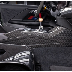CSL Style Dry Carbon Fiber Interiors Kits Center Console Assemble For BMW G80 G81 M3 G82 G83 M4 2020-2024