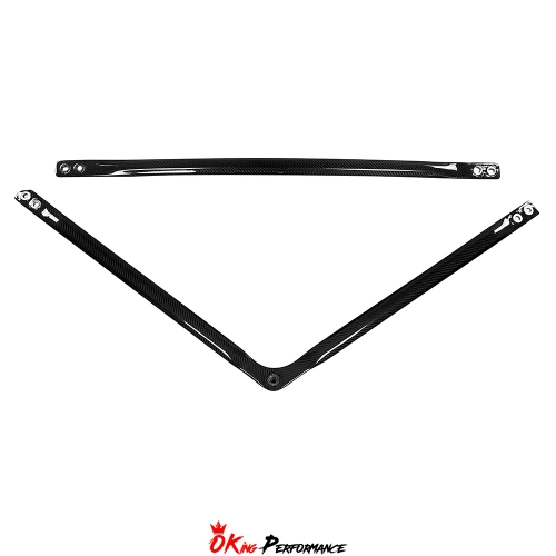 Dry Carbon Fiber Engine Bay Strut Bar Brace Set For BMW G80 G81 M3 G82 G83 M4 2020-2024