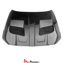 CMST Racing Style Dry Carbon Fiber Engine Hood Bonnet For BMW G80 G81 M3 G82 G83 M4 2020-2024