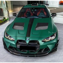 CMST Racing Style Dry Carbon Fiber Engine Hood Bonnet For BMW G80 G81 M3 G82 G83 M4 2020-2024