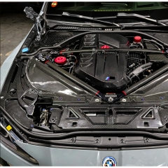 Dry Carbon Fiber Engine Bay Headlights Panels Cover For BMW G80 G81 M3 G82 G83 M4 2020-2024