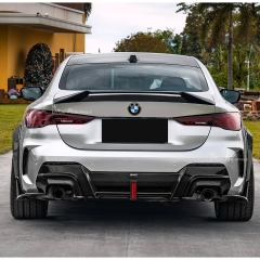 CMST V2 Style Dry Carbon Fiber Rear Trunk Spoiler For BMW G80 G81 M3 G82 G83 M4 2020-2024
