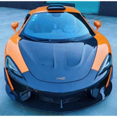 GT4 Style Dry Carbon Fiber Front Bumper Canards For Mclaren 540C 570S 570GT 2015-2020