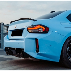 VS Style Dry Carbon Fiber Trunk Spoiler For BMW G87 M2 G42 2023-2027