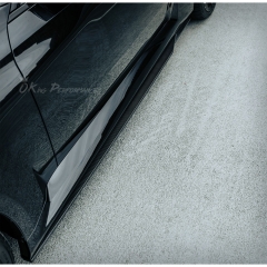 R44 Style Dry Carbon Fiber Side Skirt For BMW G87 M2 2023-2027