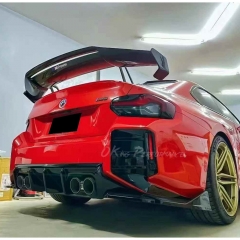 Paktechz Style Dry Carbon Fiber Rear Spoiler Trunk Wing For BMW G87 M2 2023-2027
