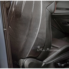 Dry Carbon Fiber Interiors Kits Seat Back Cover Trim Kits Set For BMW G87 M2 2023-2027