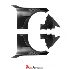 AP V4 Style Dry Carbon Fiber Fender with Liner For BMW G87 M2 2023-2027