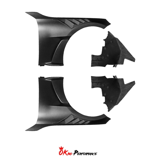 AP V4 Style Dry Carbon Fiber Fender with Liner For BMW G87 M2 2023-2027