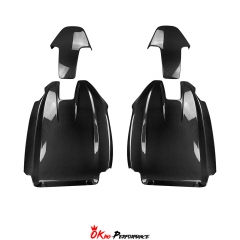 Dry Carbon Fiber Interiors Kits Seat Back Cover Trim Kits Set For BMW G87 M2 2023-2027