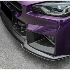 AP Double Deck Style Dry Carbon Fiber Front Lip Set For BMW G87 M2 2023-2027