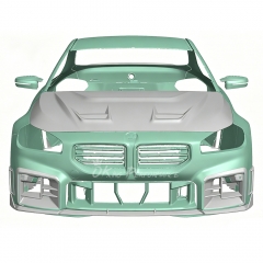Paktechz Style Dry Carbon Fiber Hood For BMW G87 M2 2023-2027
