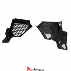Dry Carbon Fiber Engine Bay Cowl Panel Top Grill Cover For BMW G87 M2 2023-2027