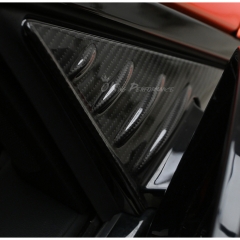 Dry Carbon Fiber A Pillar Triangle Windows Cover For BMW G87 M2 2023-2027