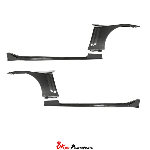 Vorsteiner Style Dry Carbon Fiber Fenders & Side Skirts Set For BMW G87 M2 2023-2027