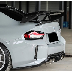Adro V3 Style Dry Carbon Fiber Rear Spoiler GT Wing For BMW G87 M2 2023-2027