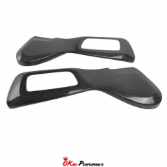Dry Carbon Fiber Interiors Kits Seat Side Frame Panels Cover For BMW G87 M2 2023-2027