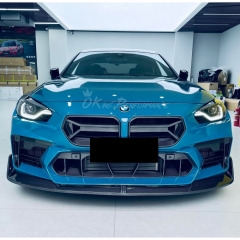 Adro Style Dry Carbon Fiber Front Bumper Assemble For BMW G87 M2 2023-2027