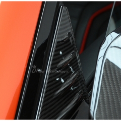 Dry Carbon Fiber A Pillar Triangle Windows Cover For BMW G87 M2 2023-2027