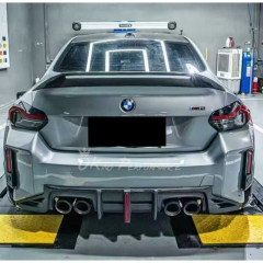 Adro Style Dry Carbon Fiber Rear Trunk Spoiler Wing For BMW G87 M2 2023-2027