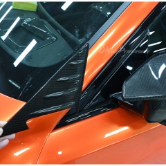 Dry Carbon Fiber A Pillar Triangle Windows Cover For BMW G87 M2 2023-2027