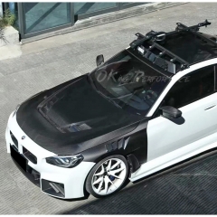 AP V2 Style Dry Carbon Fiber Hood Bonnet For BMW G87 M2 2023-2027