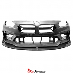 Adro Style Dry Carbon Fiber Front Bumper Assemble For BMW G87 M2 2023-2027