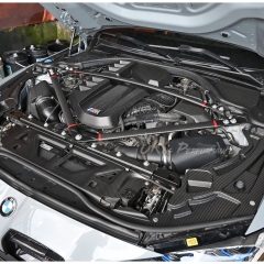 Dry Carbon Fiber Engine Bay Strut Bar Brace Set For BMW G87 M2 2023-2027