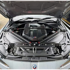 Dry Carbon Fiber Engine Bay Headlights Panels Cover For BMW G87 M2 2023-2027