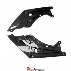 Dry Carbon Fiber Engine Bay Headlights Panels Cover For BMW G87 M2 2023-2027