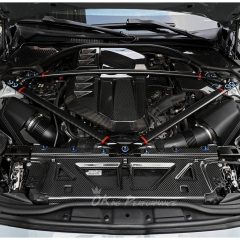 Dry Carbon Fiber Engine Bay Strut Bar Brace Set For BMW G87 M2 2023-2027