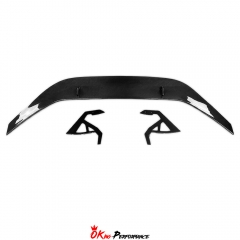 ADRO Style Dry Carbon Fiber Rear Spoiler GT Wing For BMW G80 M3 2020-2024